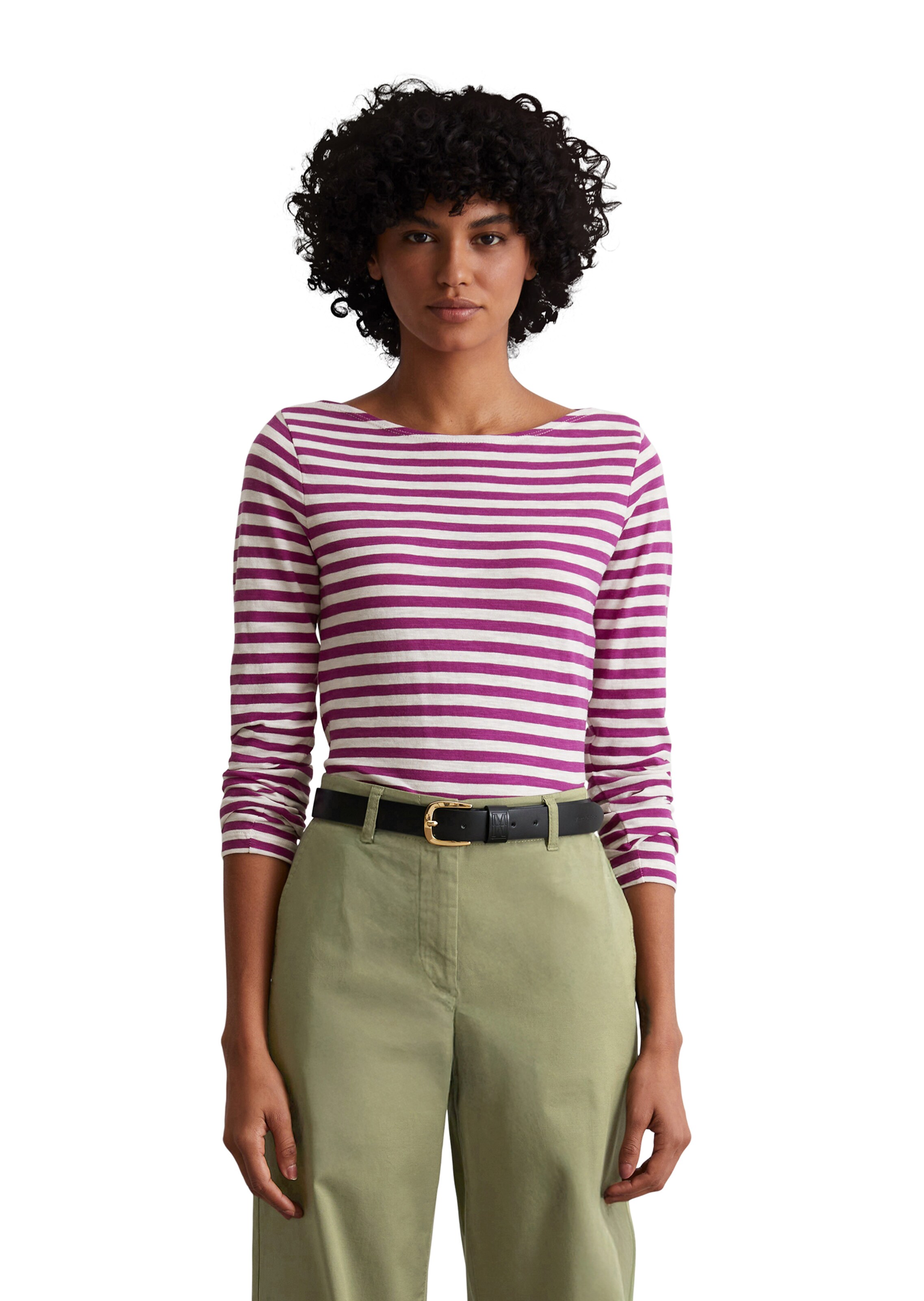 Marc O'Polo Shirt in Purple: front