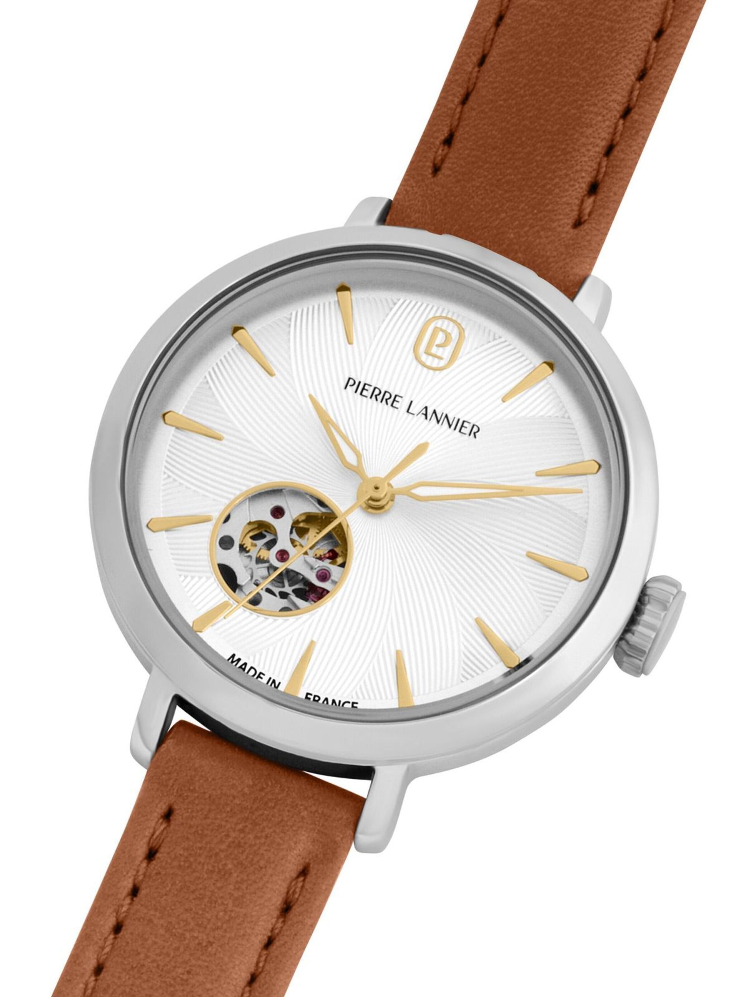 Pierre Lannier Analog watch 'Automatic watch Soline' in Silver