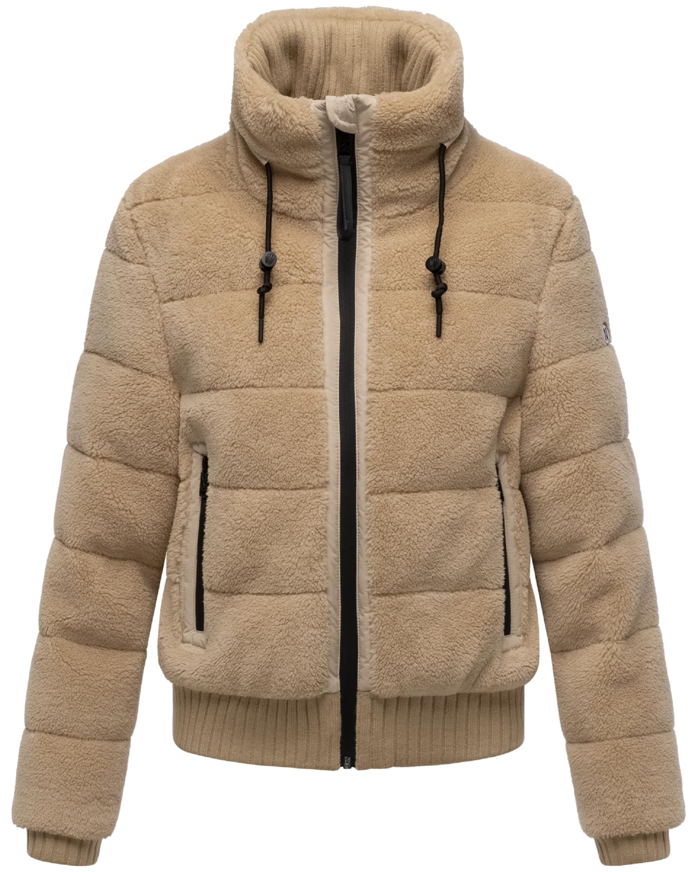 NAVAHOO Χειμερινό μπουφάν 'Schneepuder 14' σε μπεζ: μπροστά