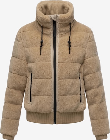 Veste d’hiver 'Schneepuder 14' NAVAHOO en beige : devant