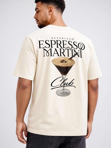 Neverless Shirt 'Espresso Martini' in Beige