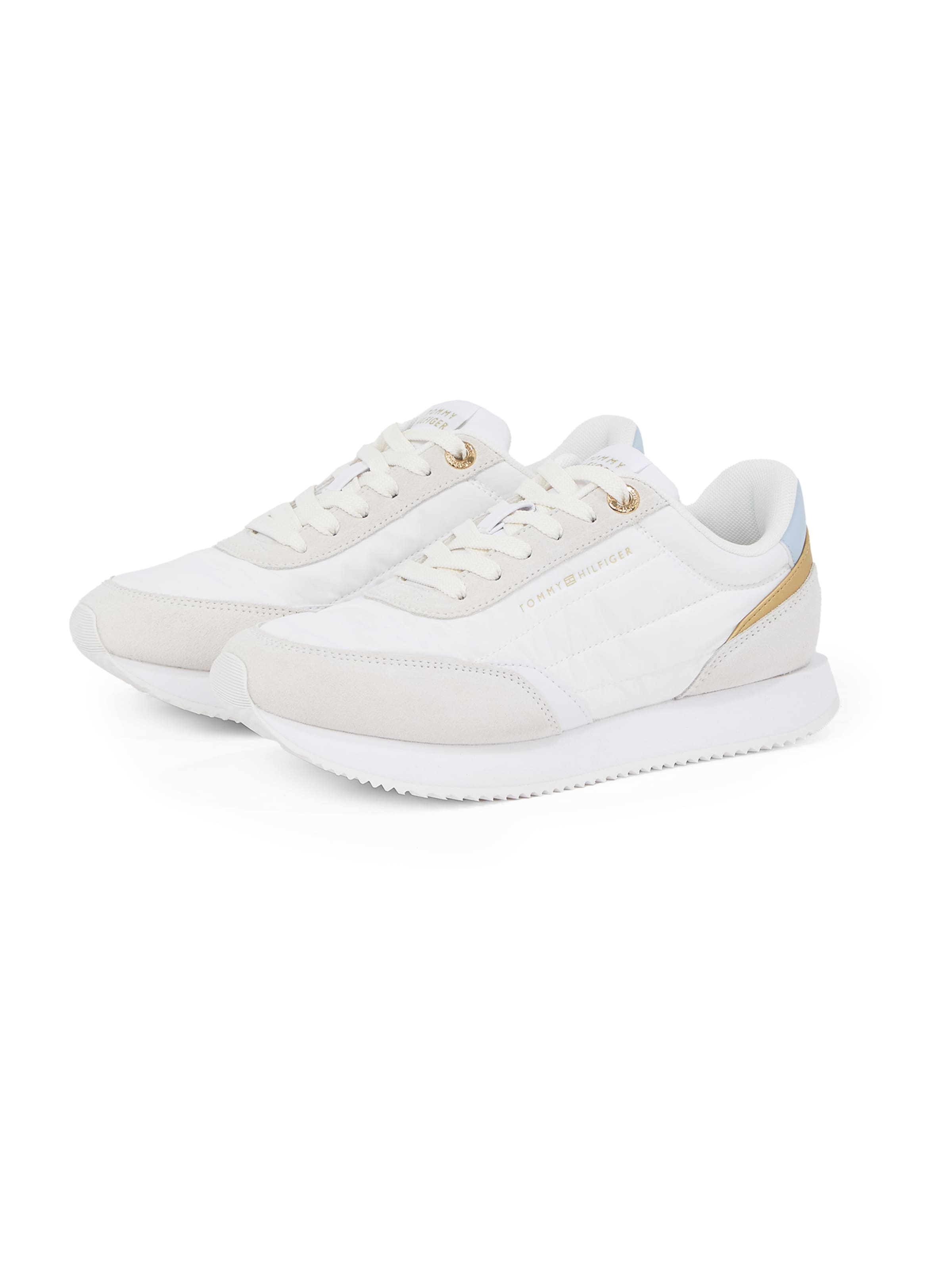 Baskets basses 'Essential' TOMMY HILFIGER en blanc