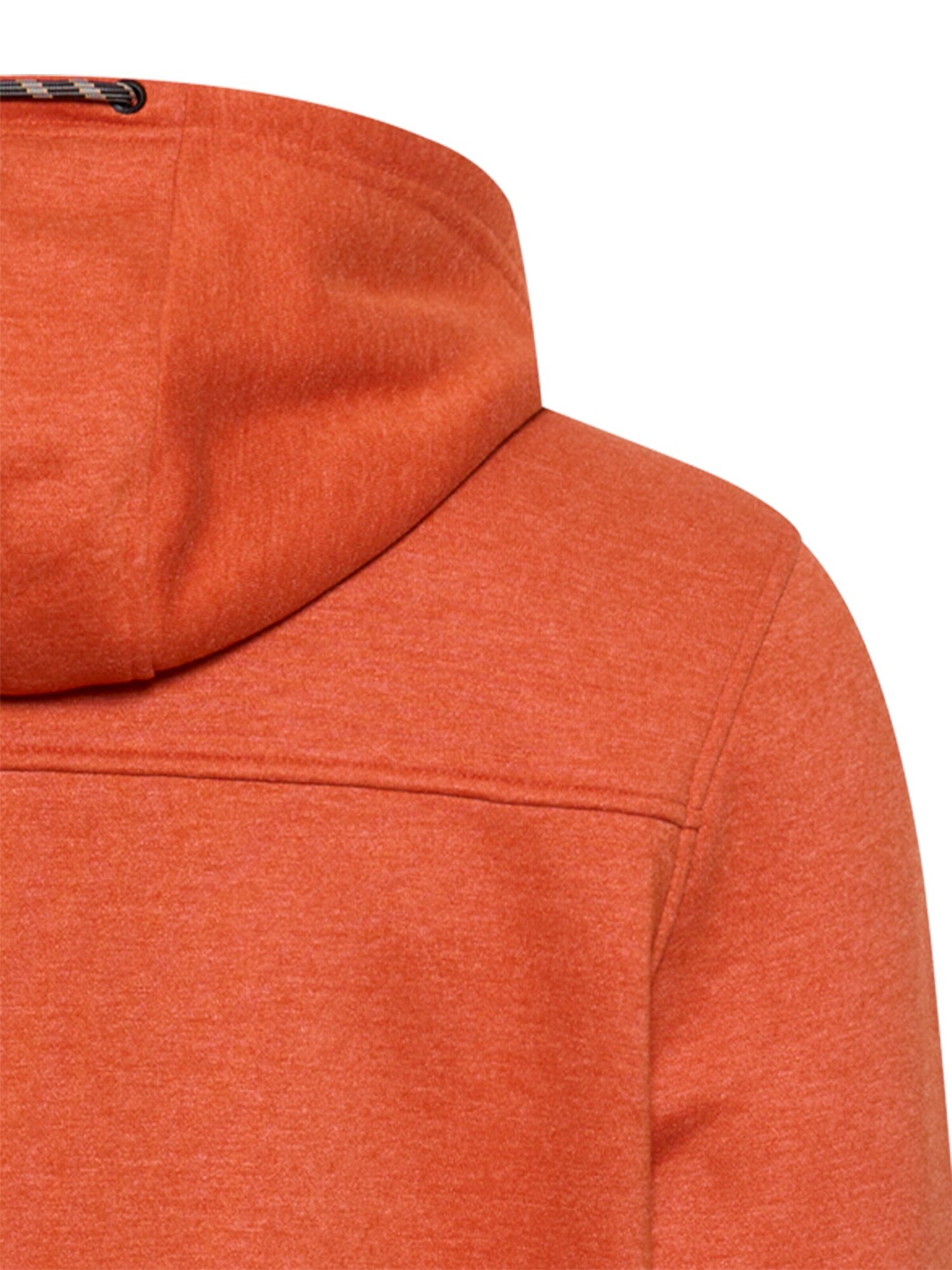 CAMEL ACTIVE Zip-Up Hoodie in Orange