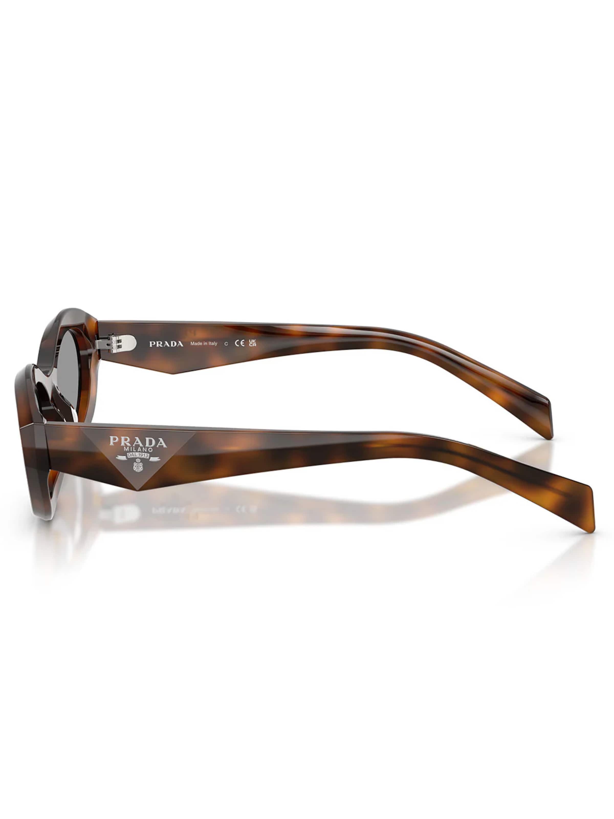 PRADA Zonnebril 'PR26ZS 20D50Q' in Bruin