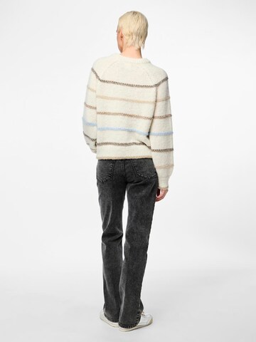 Pull-over 'Nelia' PIECES en beige