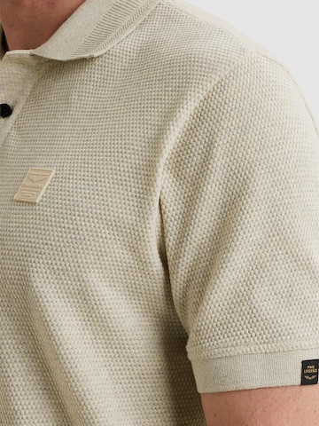 Maglietta 'Polo shirt with texture and ribbed hems' di PME Legend in beige