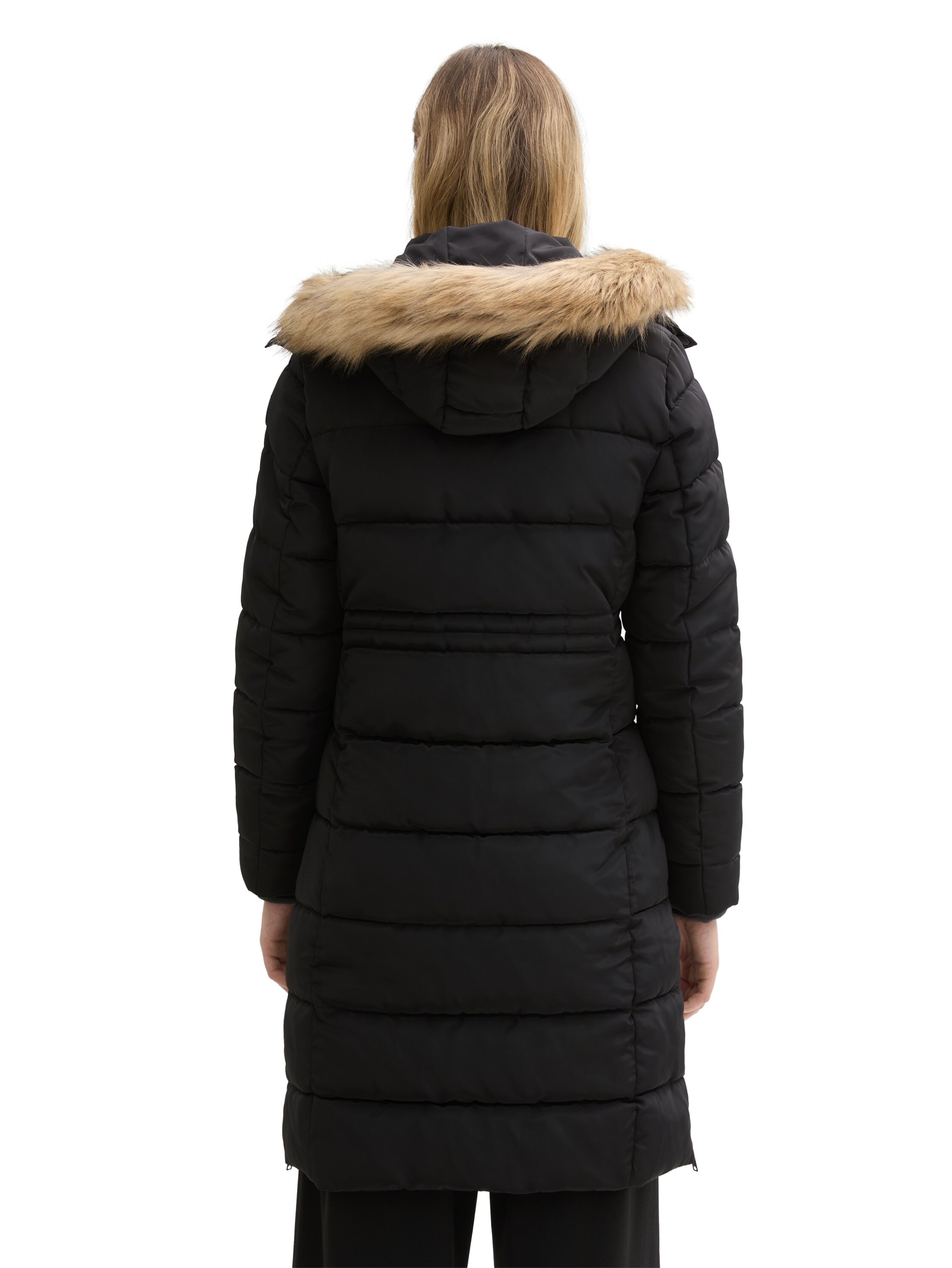 TOM TAILOR Winter coat in Black ABOUT YOU