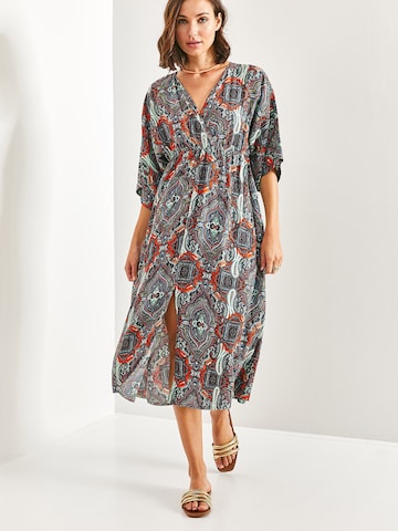 Bianco Lucci Φόρεμα σε ανάμεικτα χρώματα: μπροστά