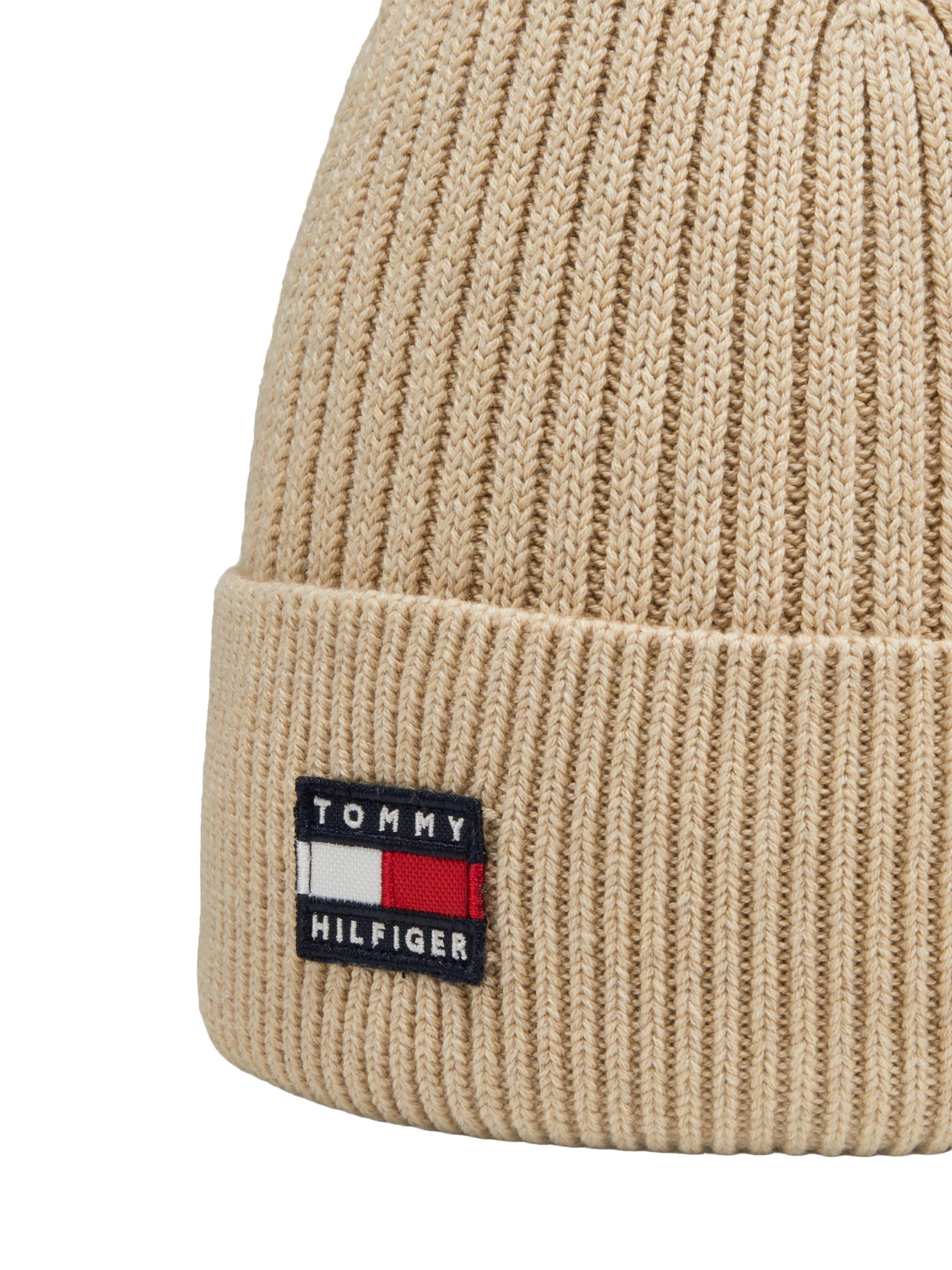 TOMMY HILFIGER Mütze 'HERITAGE' in Beige: Vorderseite