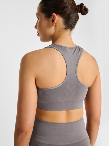Hummel Bustier Sports-BH i grå