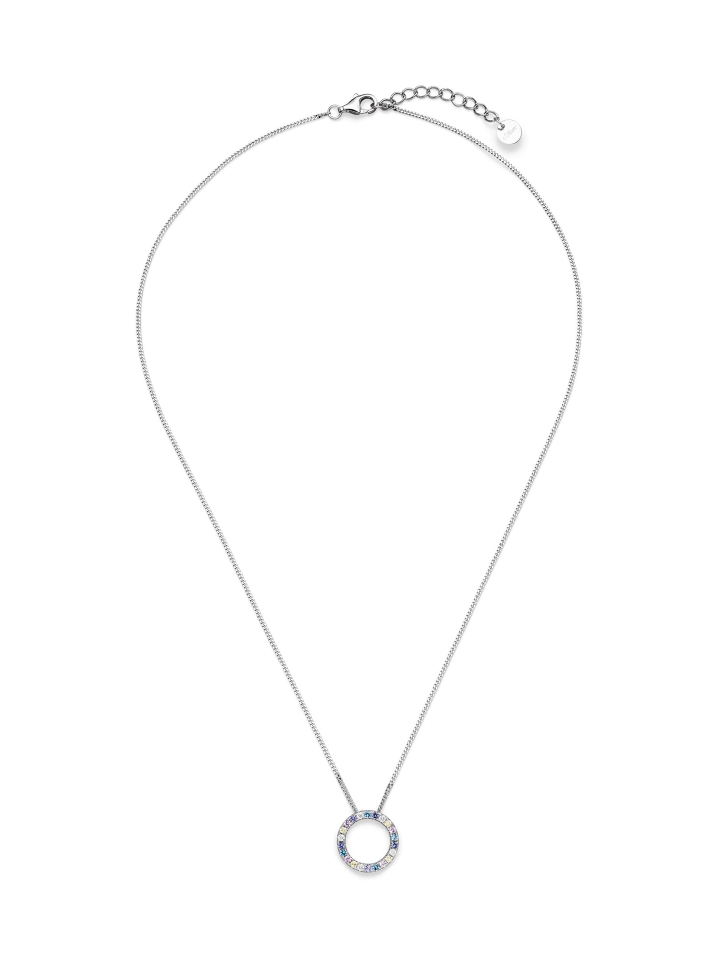 s.Oliver Kette in saphir / silber, Produktansicht