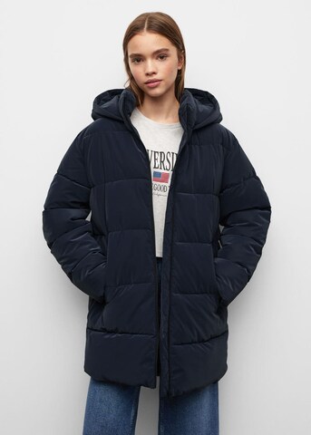 MANGO TEEN Coat 'Angels' in Blue: front