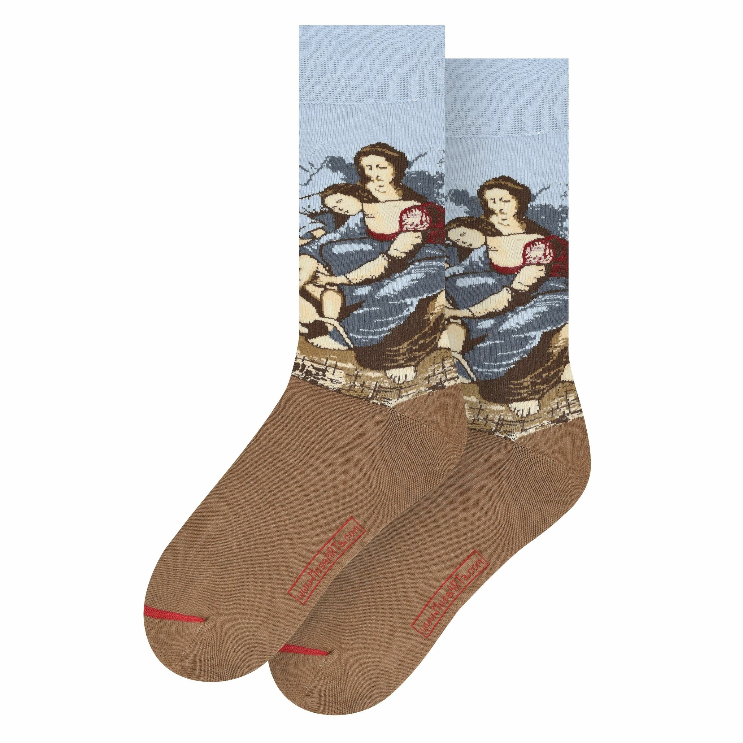 Frauen Wäsche MuseARTa Socken 'Leonardo Da Vinci - Anna Selbdritt' in Mischfarben - YW04752 Frauen Wäsche MuseARTa Socken 'Leonardo Da Vinci - Anna Selbdritt' in Mischfarben - YW04752