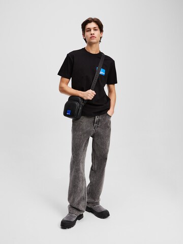 KARL LAGERFELD JEANS Póló - fekete