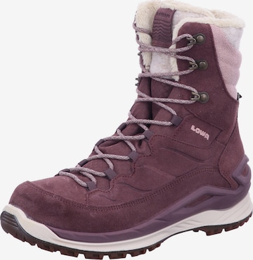 LOWA Boots in Lila: voorkant