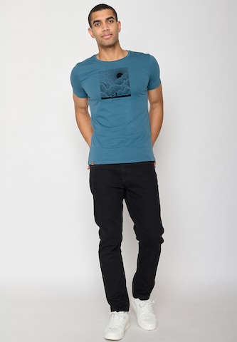 GREENBOMB Shirt 'Nature Friends' in Blauw
