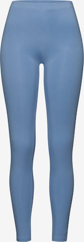 Hanro - Regular Leggings ' Sleep & Lounge ' em azul: frente