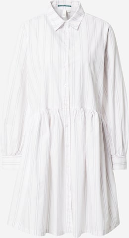 QS Shirt Dress in White: front