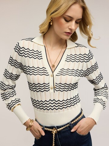 MOTIVI - Jersey en beige