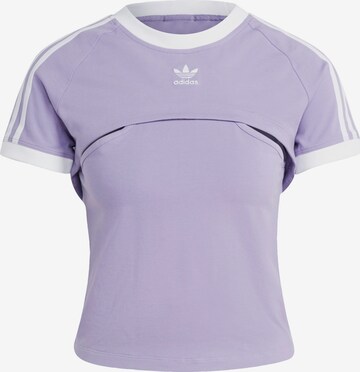 ADIDAS ORIGINALS Shirt in Purple: front