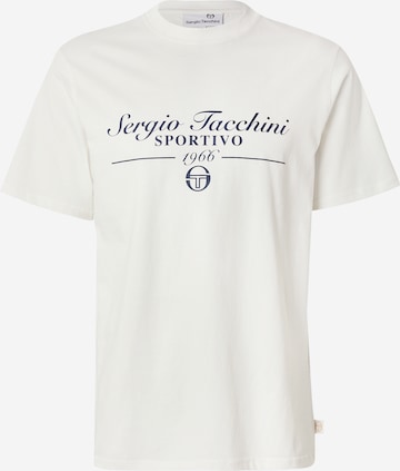 Sergio Tacchini Paita 'GENNARO' värissä valkoinen: etupuoli