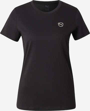 Tricou 'ESS ELEVATED' de la PUMA pe negru: față