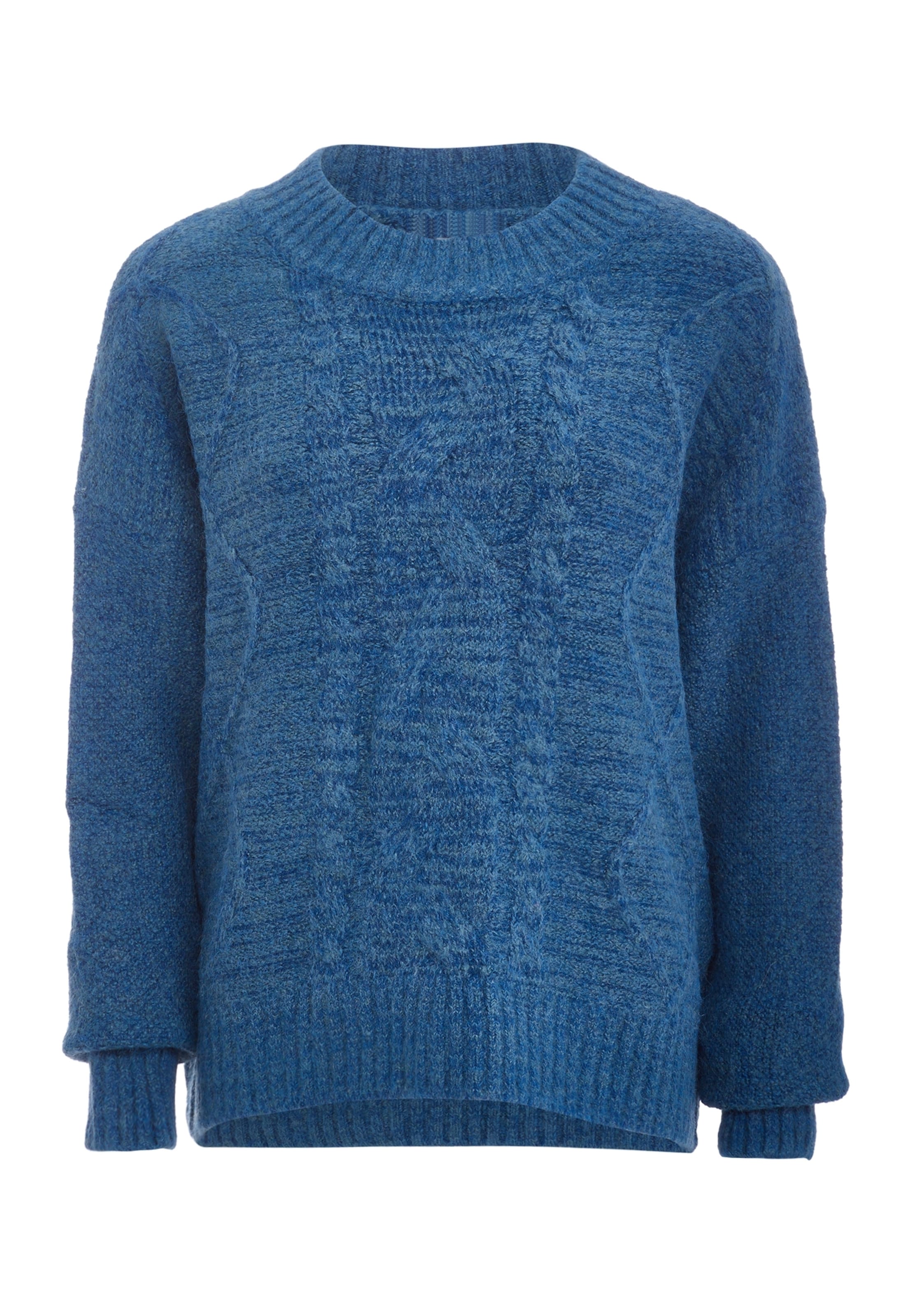 Tanuna - Pullover em azul: frente