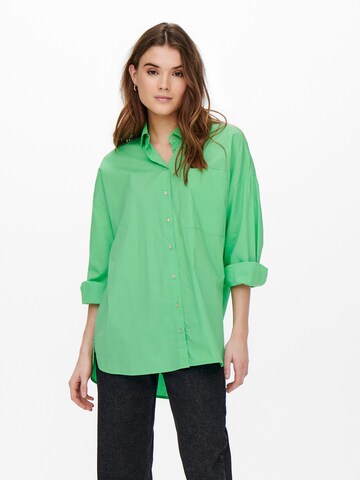 ONLY Blouse 'Katy' in Groen: voorkant