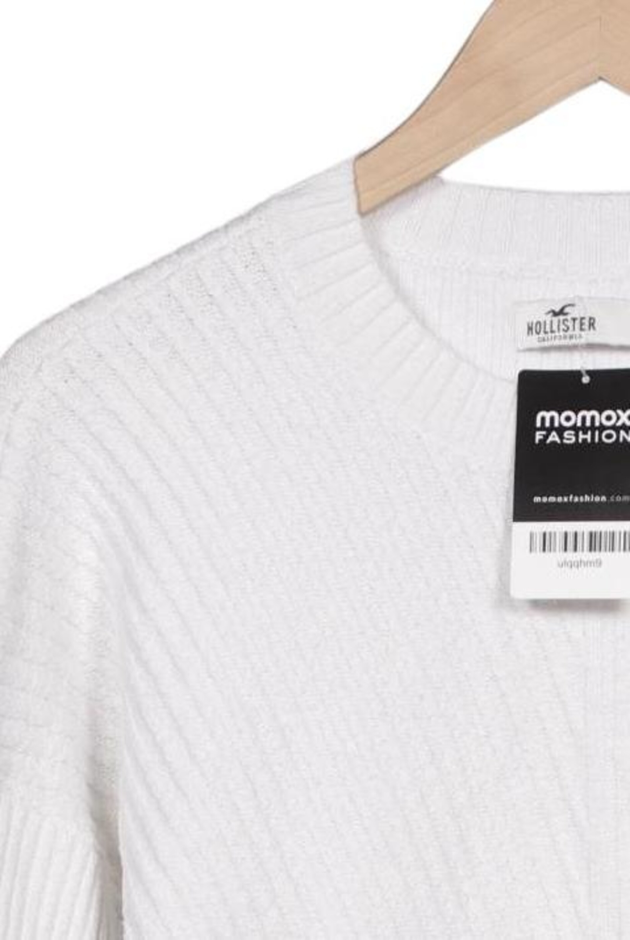 HOLLISTER Pullover XS in Weiß