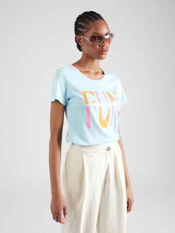 Key Largo Shirt 'FUN' in Blauw: voorkant