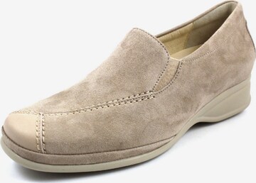 SEMLER Classic Flats in Beige: front