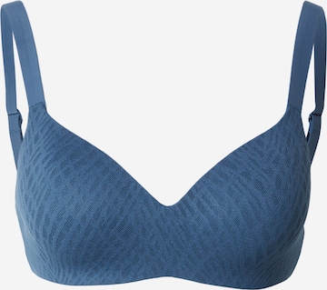 SLOGGI T-Shirt BH 'Zero Feel' in Blau: Vorderseite