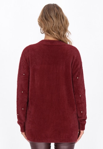 Cardigan faina en rouge