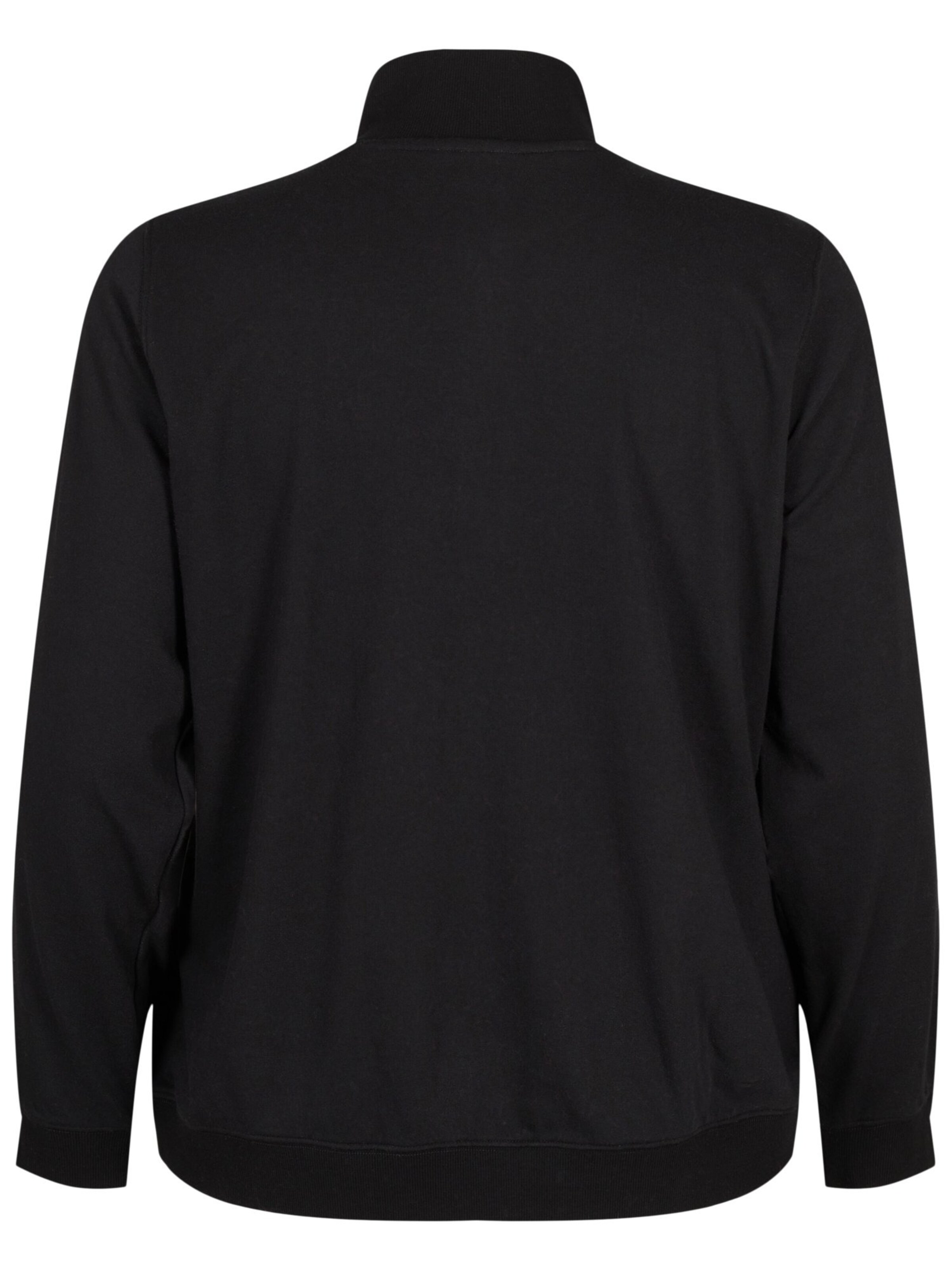 Zizzi Mikina 'MCHARLINE' - Čierna