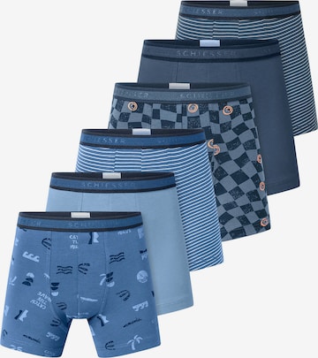 Sous-vêtements ' 95/5 Multi ' SCHIESSER en bleu : devant
