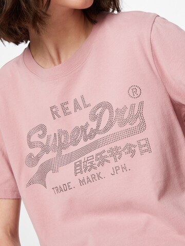 T-shirt Superdry en rose