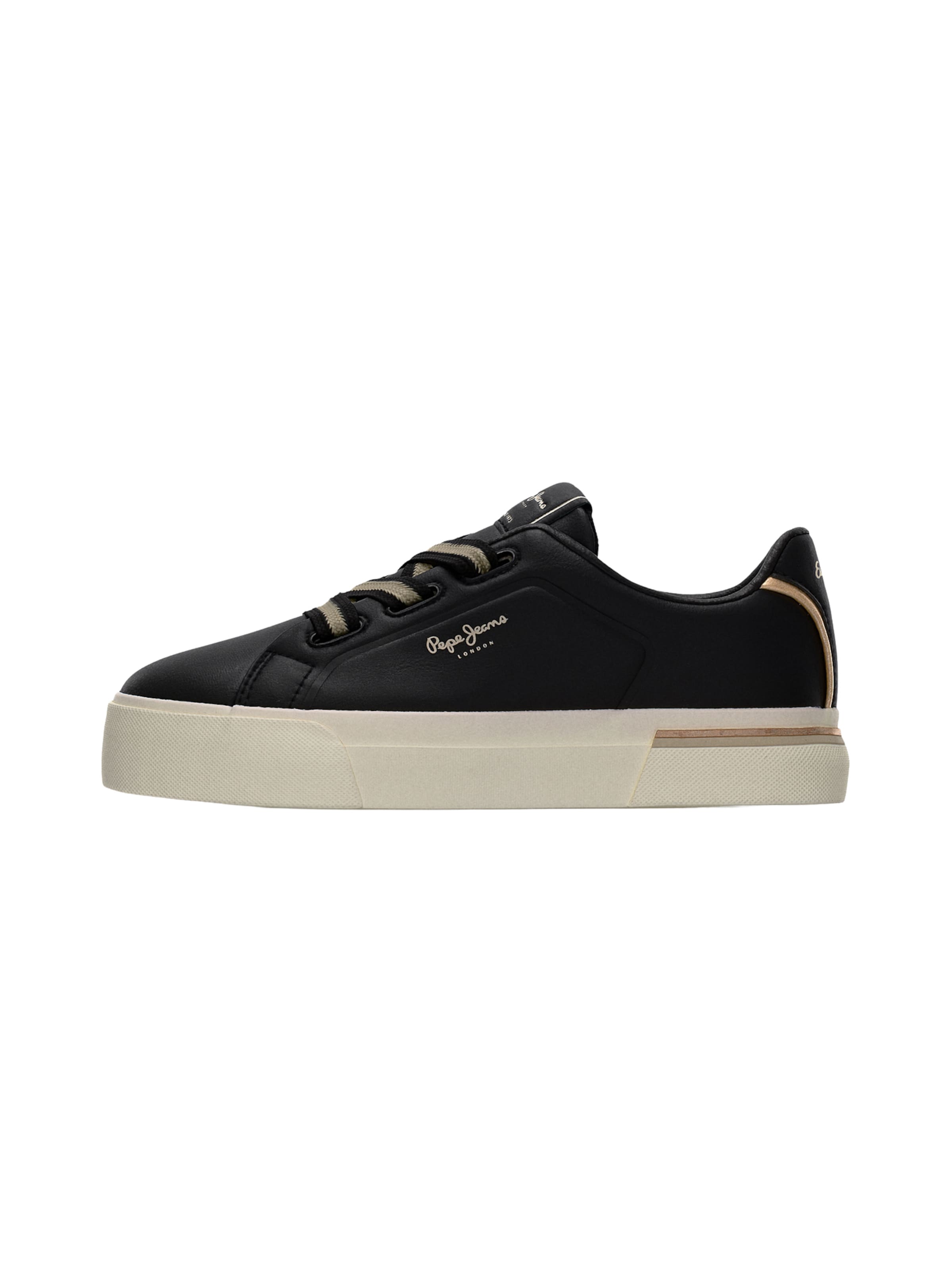 Pepe Jeans - Zapatillas deportivas bajas 'CARLA' en negro: frente