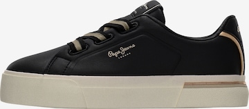 Pepe Jeans - Zapatillas deportivas bajas 'CARLA' en negro: frente
