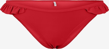 Pantaloncini per bikini 'Vada' di PIECES in rosso: frontale