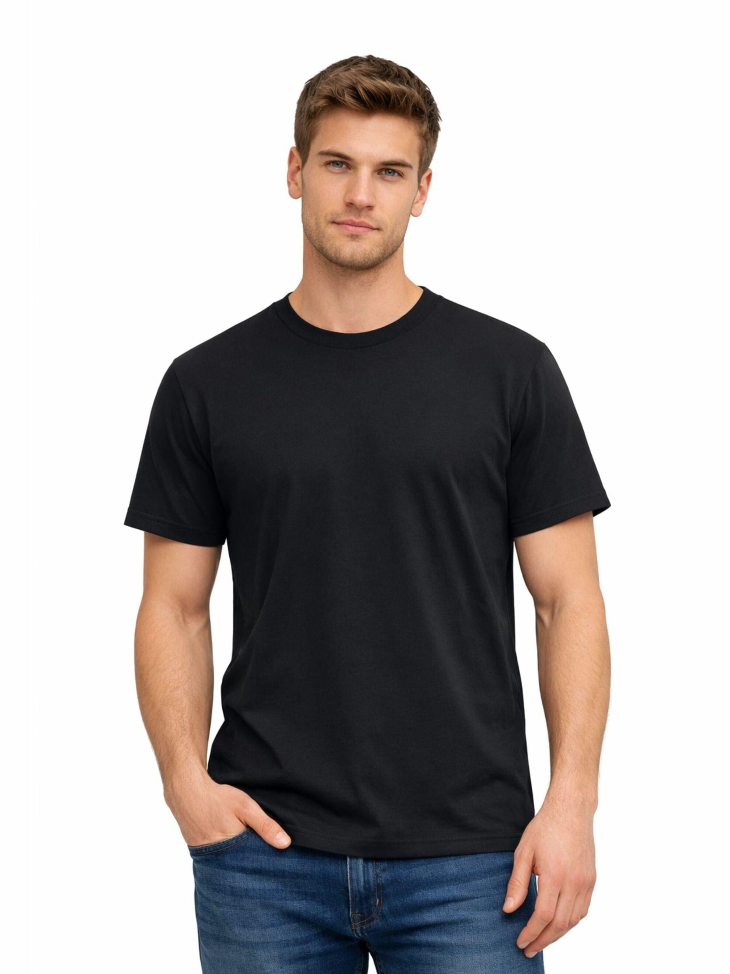 MOSCHINO Shirt 'Stretch cotton T-shirt' in Black