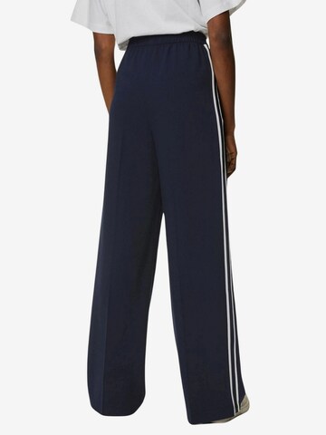 Marks & Spencer Wide leg Broek in Blauw