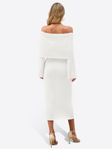 Imily Bela Strikkjole i hvid