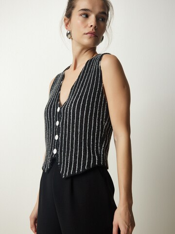 Happiness İstanbul Πλεκτό γιλέκο σε μαύρο