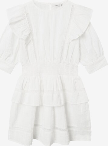 Robe NAME IT en blanc : devant