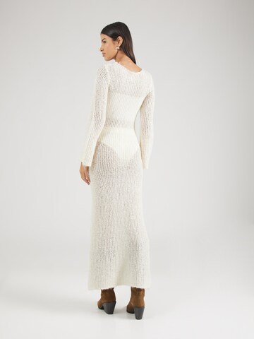 Robes en maille TOPSHOP en beige