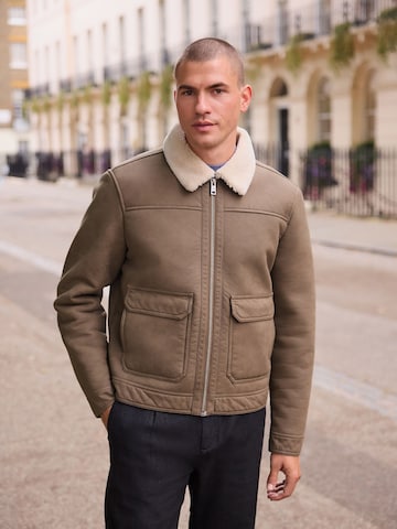 Next Between-season jacket in Brown: front