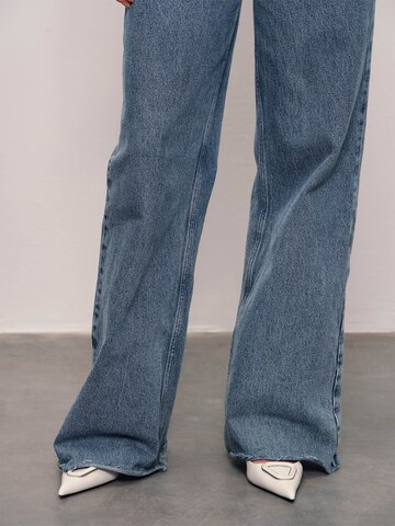 RÆRE by Lorena Rae Wide Leg Jeans 'Mara' in Blau