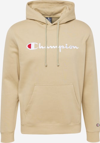 Champion Authentic Athletic Apparel Sweatshirt in Beige: front