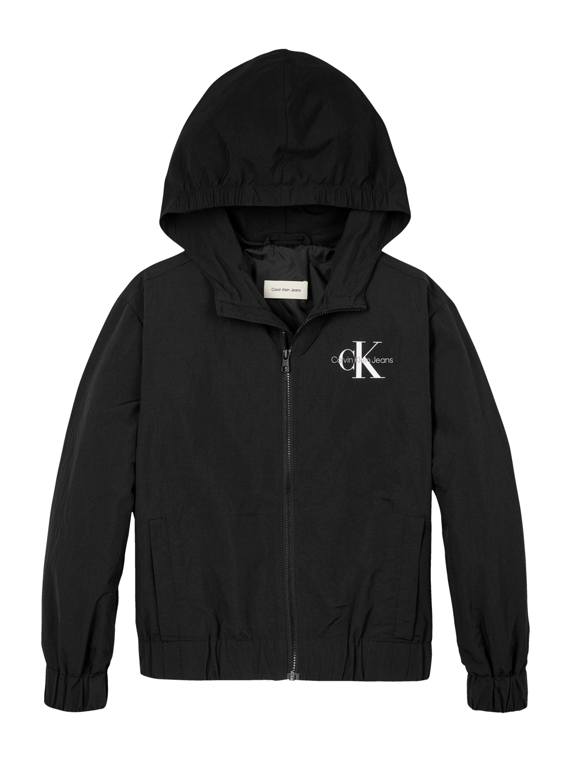 Calvin Klein Jeans Overgangsjakke 'Essential' i sort: forside