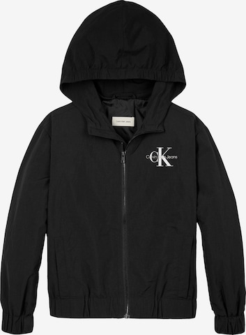 Calvin Klein Jeans Jacke 'Essential' in Schwarz: Vorderseite